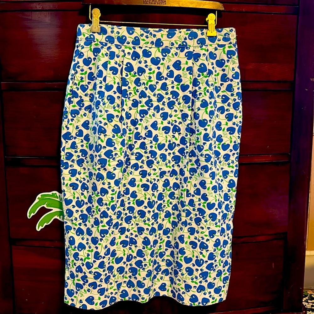 Lilly Pulitzer Vintage “Lilly Enterprises, Inc” Fruit Print Skirt